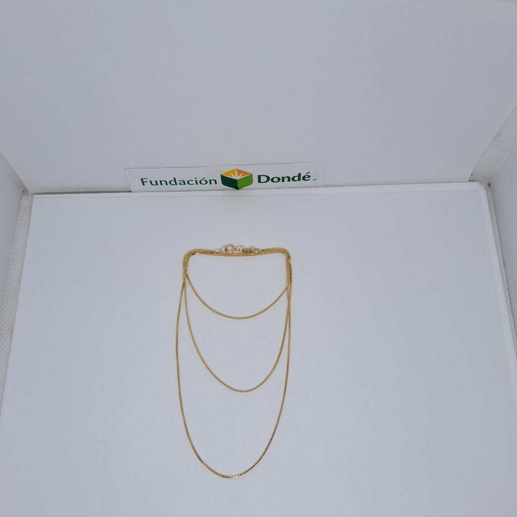 CADENA VENECIANO 14K 60 CM 2.5 GR (NUEVO)