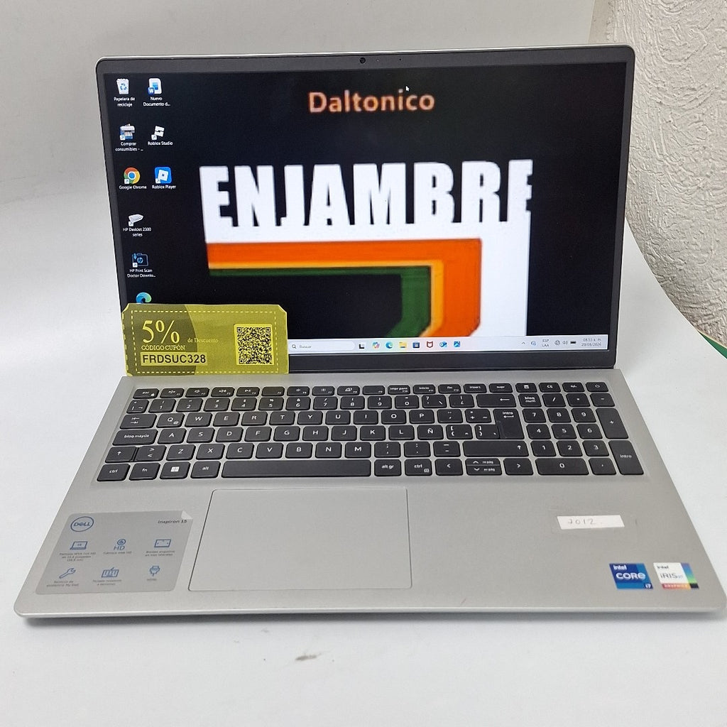 LAPTOP DELL INSPIRON 15 3520 (2024) 1 TB SSD 16 GB RAM (SEMINUEVO)
