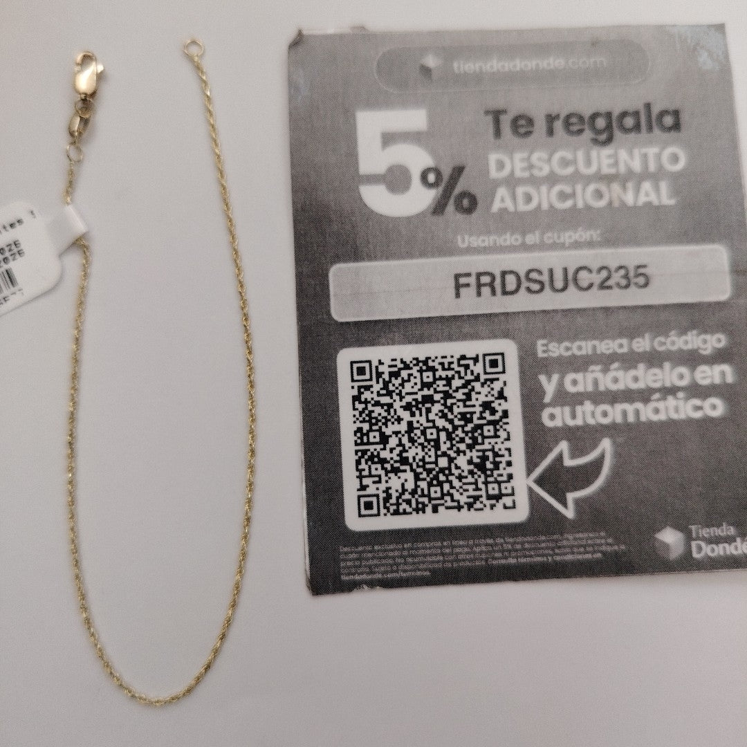 PULSERA TORZAL 14K 21 CM 1.4 GR (NUEVO)