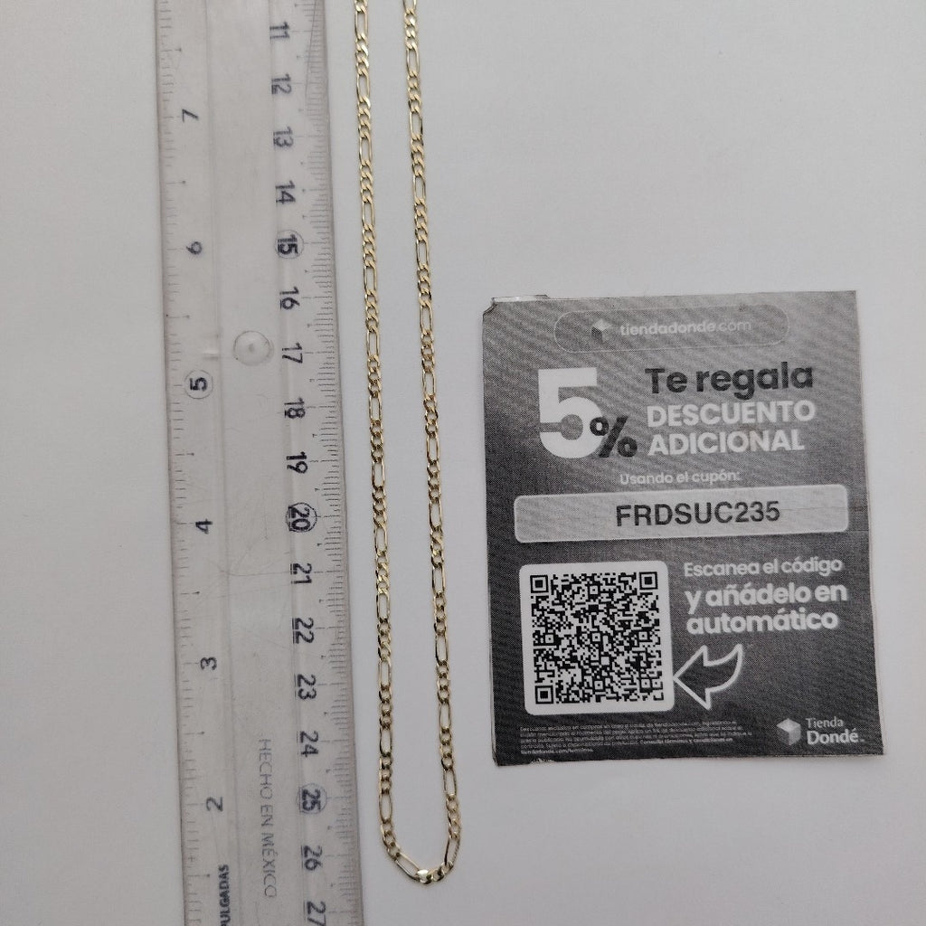 CADENA 3X1 14K 55 CM 4.9 GR (NUEVO)