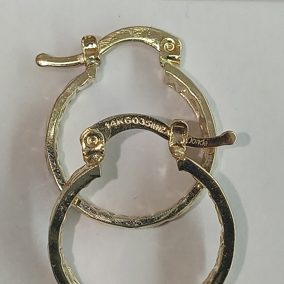 ARETES ARRACADAS FIG GRECAS 14K 1.8 GR (NUEVO)