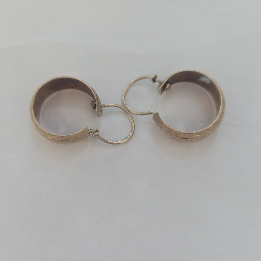 ARRACADAS PAR ORO 10 K 1.6 GRMS (SEMINUEVO)