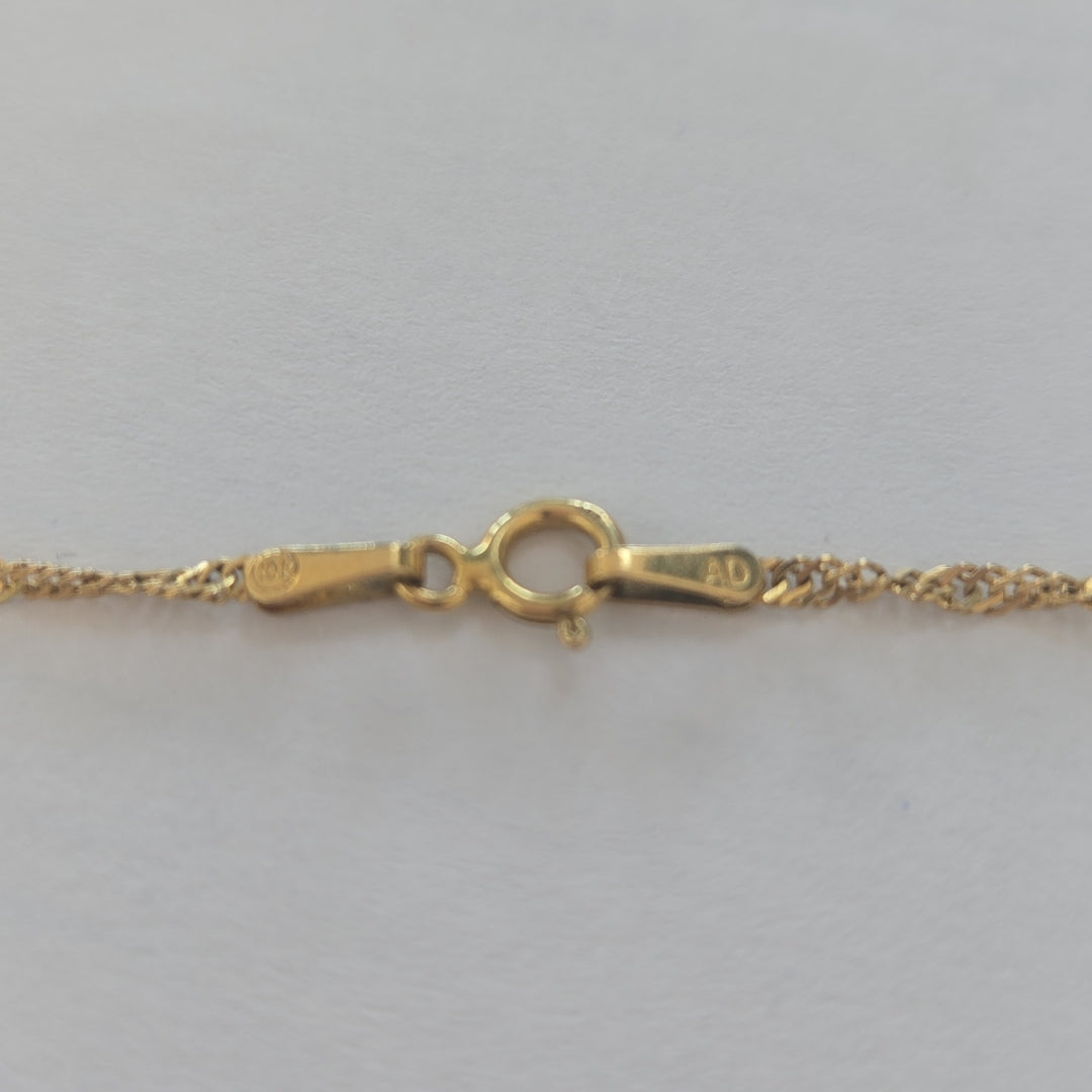 CADENA ORO 10 K 2,60 GRMS (SEMINUEVO)
