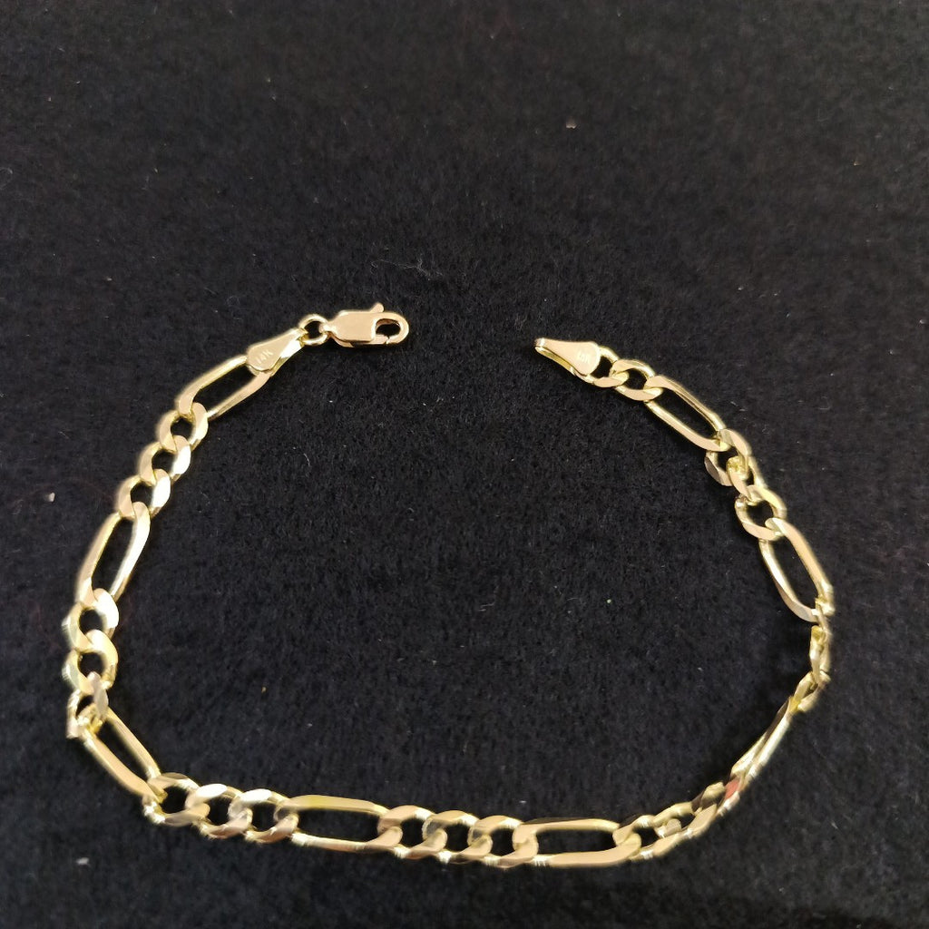PULSERA 3X1 14K 21 CM 6.5 GR (NUEVO)