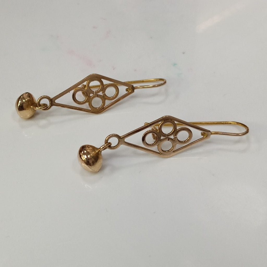 ARETES PAR ORO 8 K 3 GRMS (SEMINUEVO)