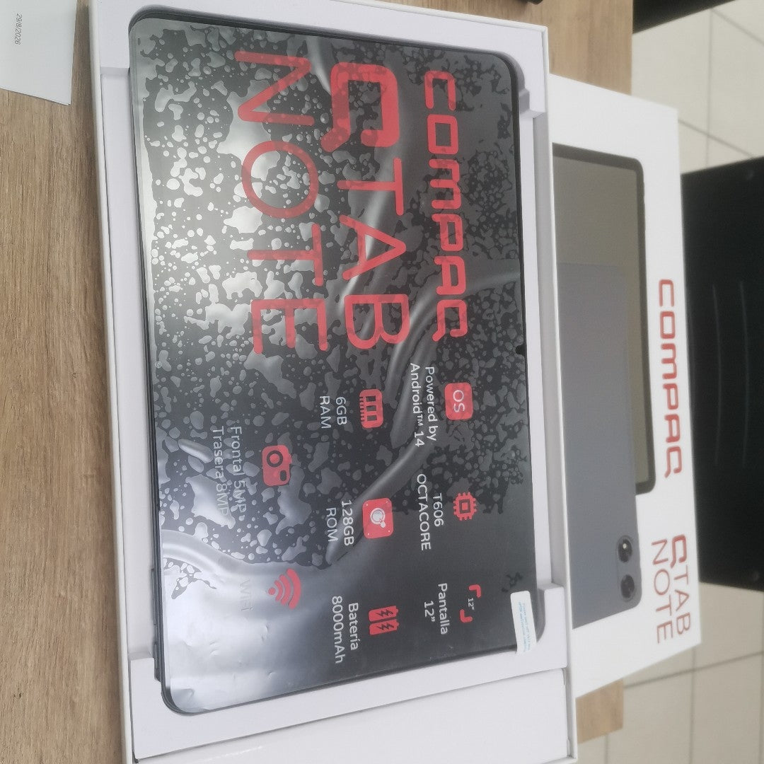 TABLETA COMPAQ QTAB NOTE 128 GB 6 GB RAM (SEMINUEVO)