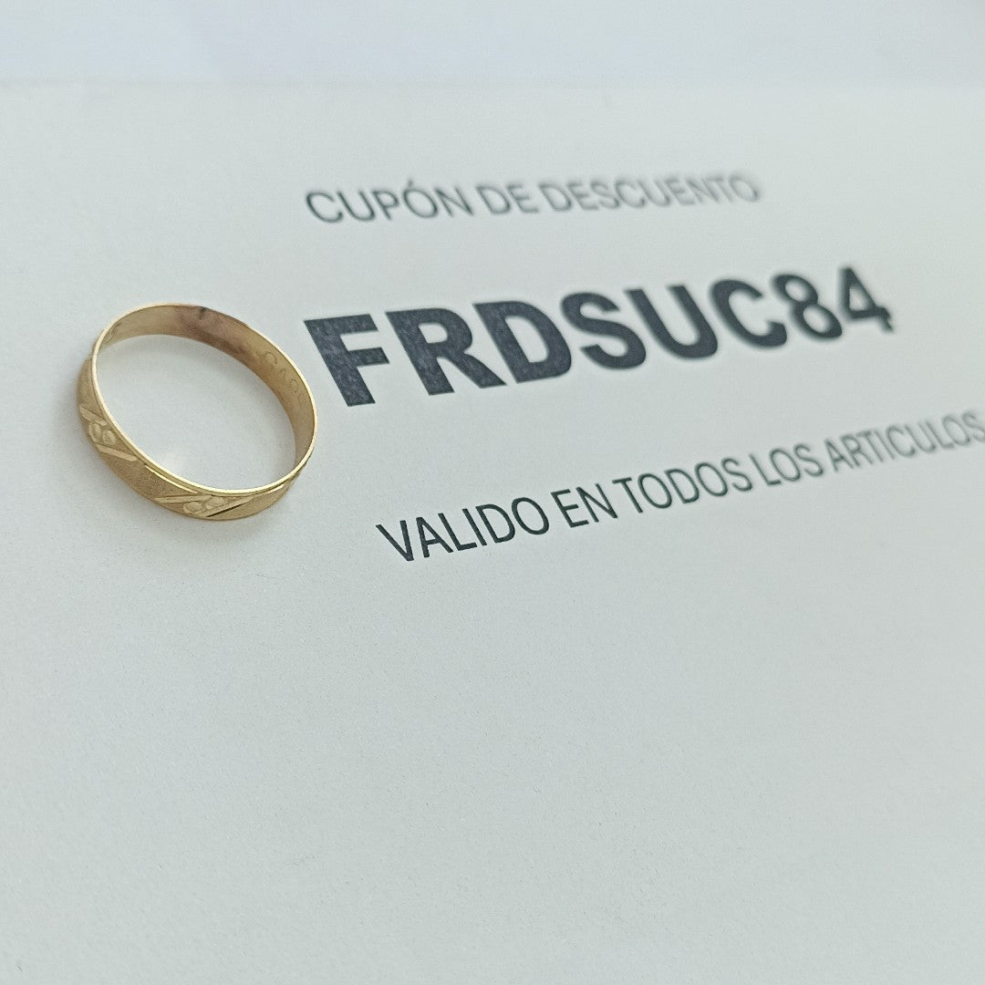 ARGOLLA ORO 8 K 1 GRMS (SEMINUEVO)