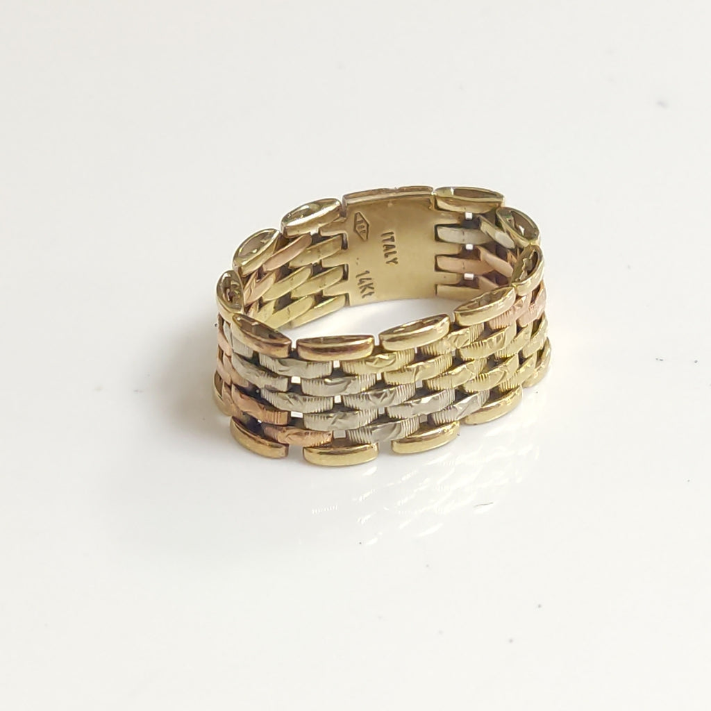 ANILLO ORO 14 K 4,60 GRMS (SEMINUEVO)