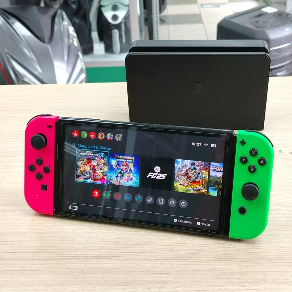 CONSOLA DE VIDEOJUEGO NINTENDO SWITCH OLED 64 GB (SEMINUEVO)