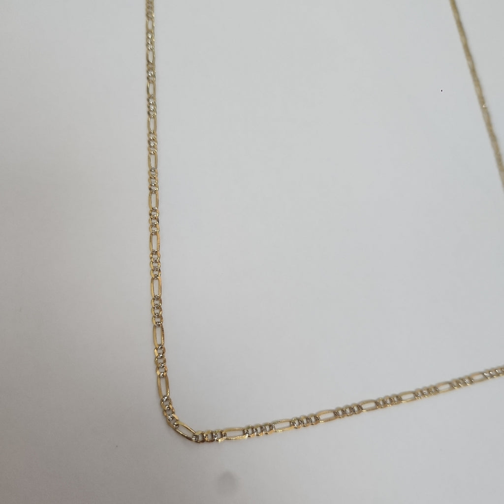 CADENA 3X1 DIAMANTADA 14K 55 CM 4.7 GR (NUEVO)