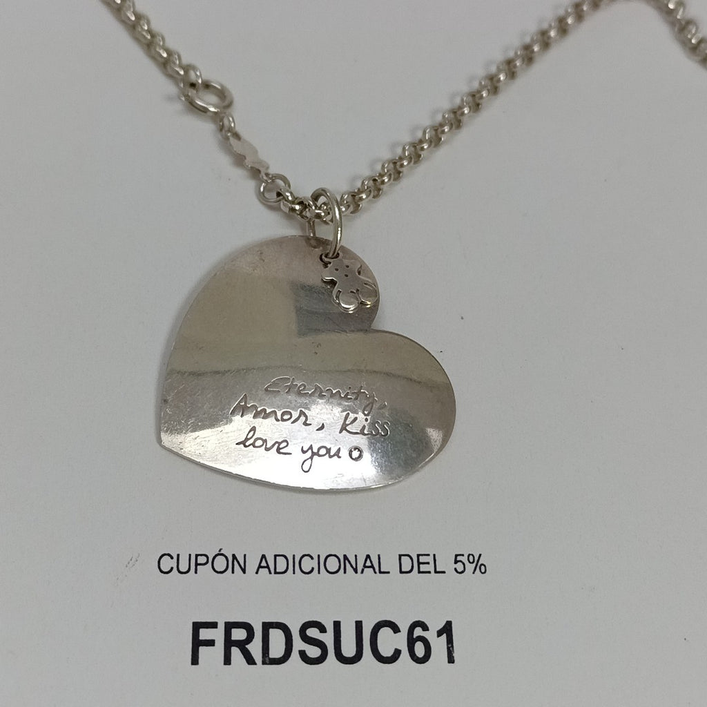 CADENA, DIJE PLATA 28.8 GRMS (SEMINUEVO)