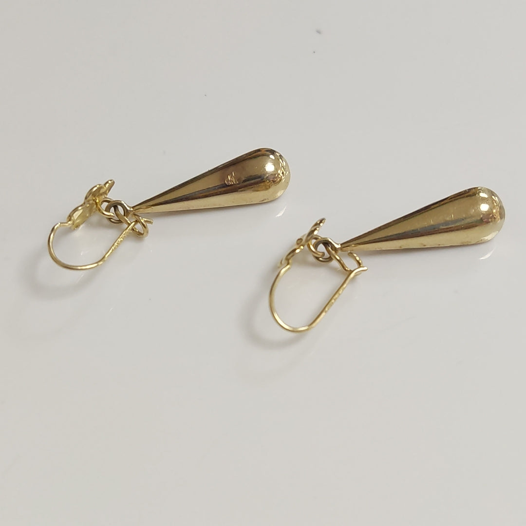 ARETES PAR ORO 10 K 1,50 GRMS (SEMINUEVO)
