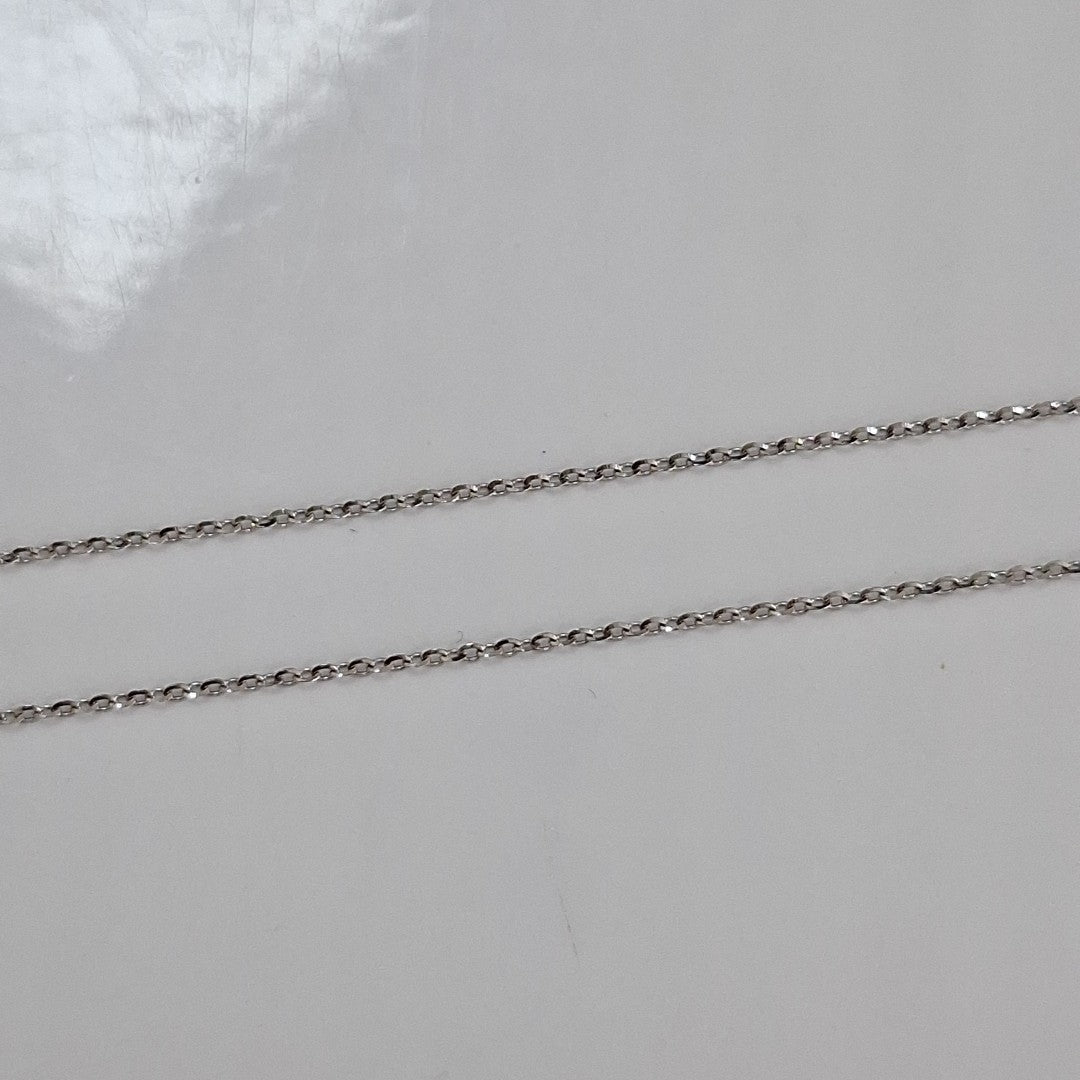 CADENA ORO BLANCO 10 K 0,90 GRMS (SEMINUEVO)