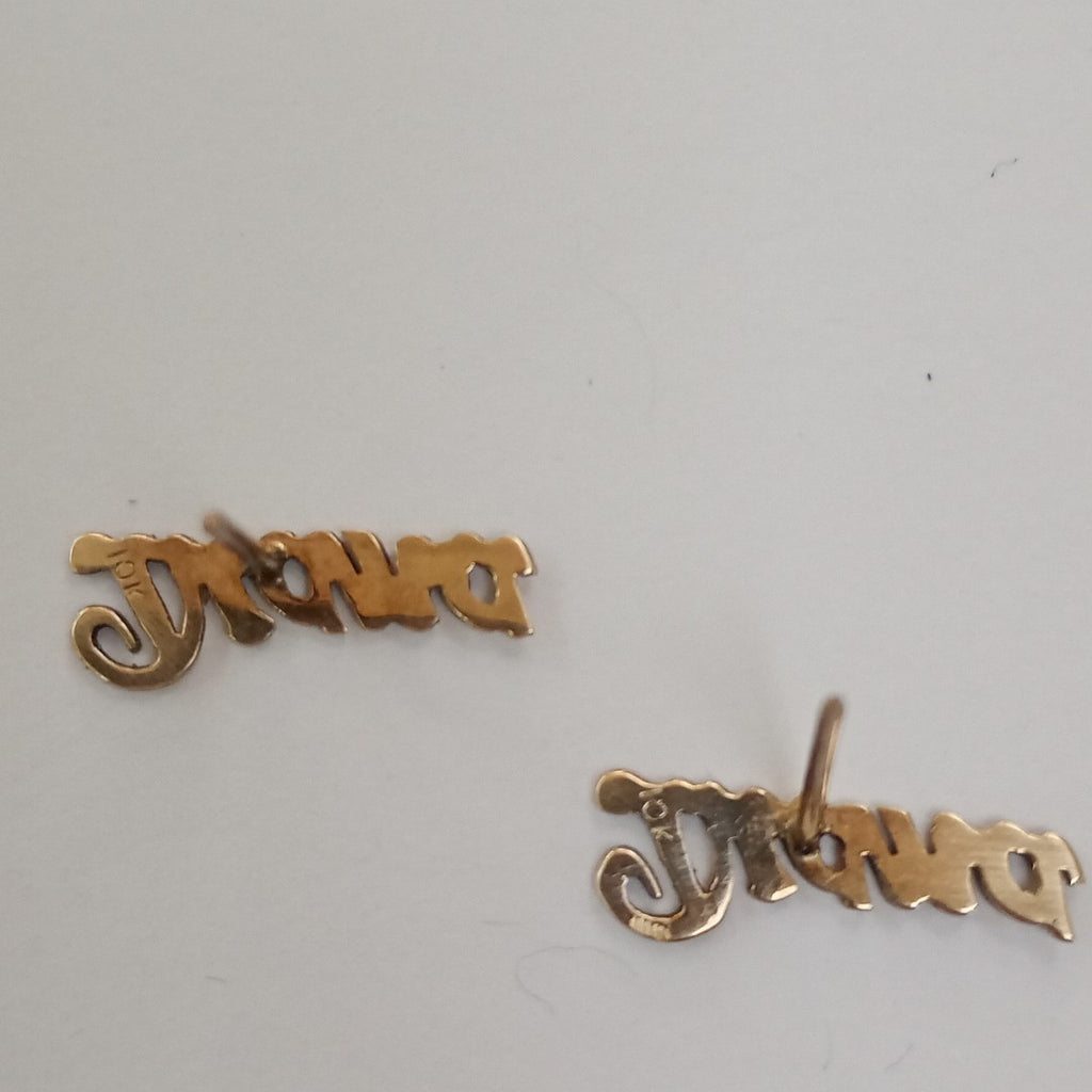 ARETES PAR ORO 10 K 0.9 GRMS (SEMINUEVO)