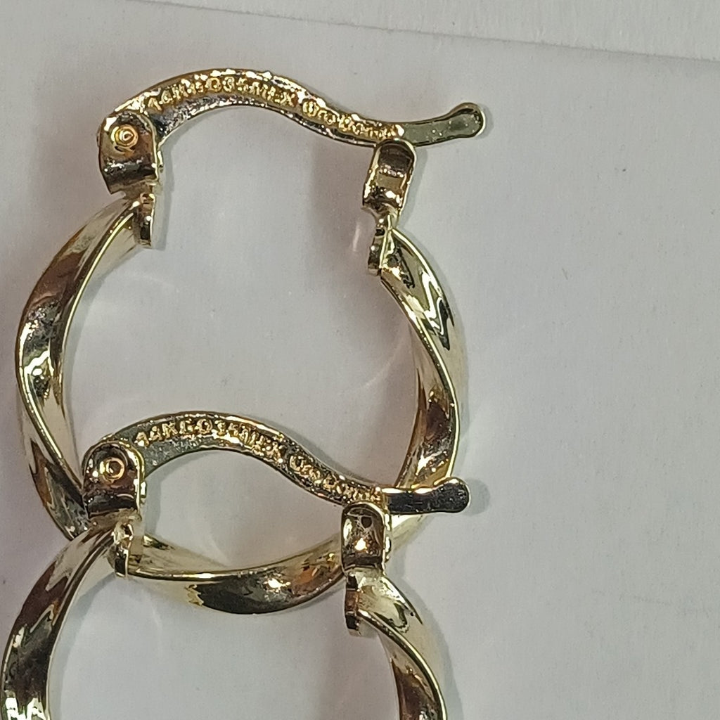 ARETES ARRACADAS TORZAL 14K 1.1 GR (NUEVO)
