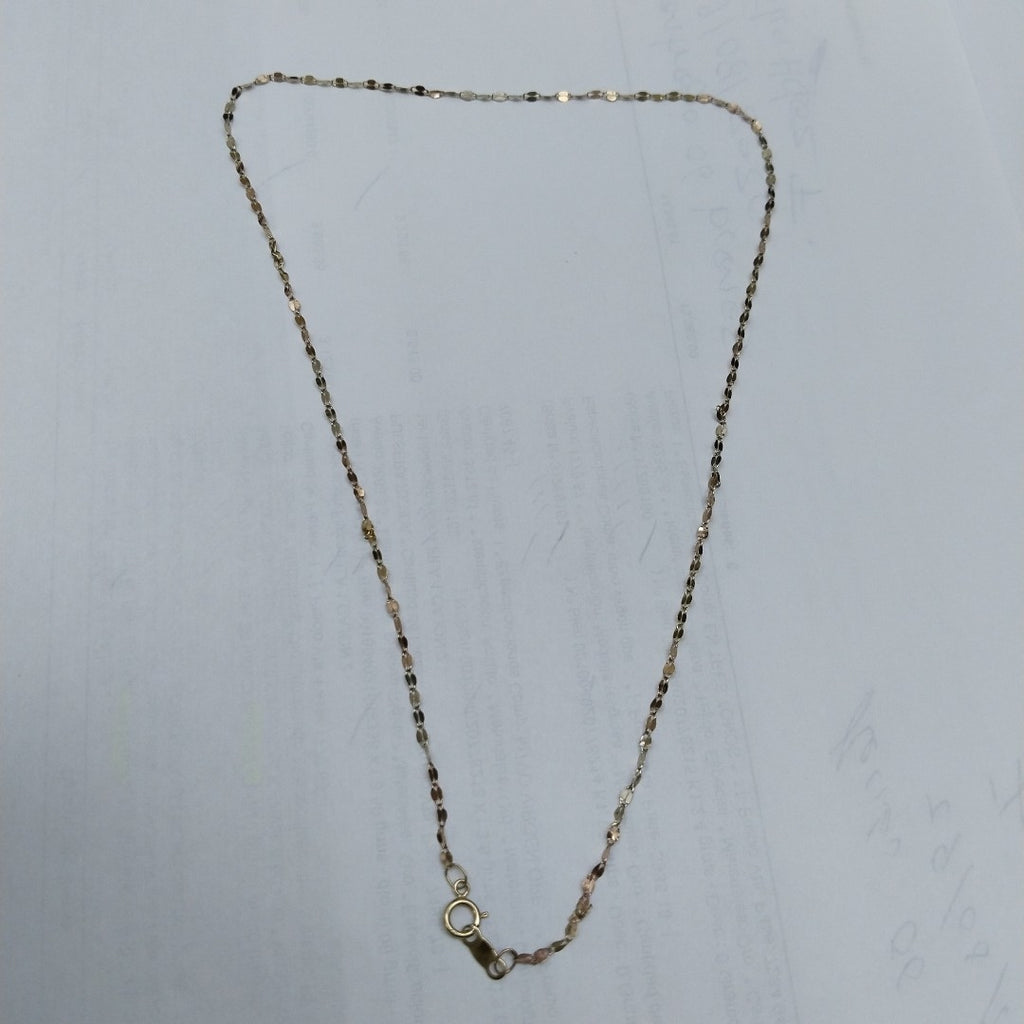 CADENA ORO COMBINADO 10 K 0,30 GRMS (SEMINUEVO)