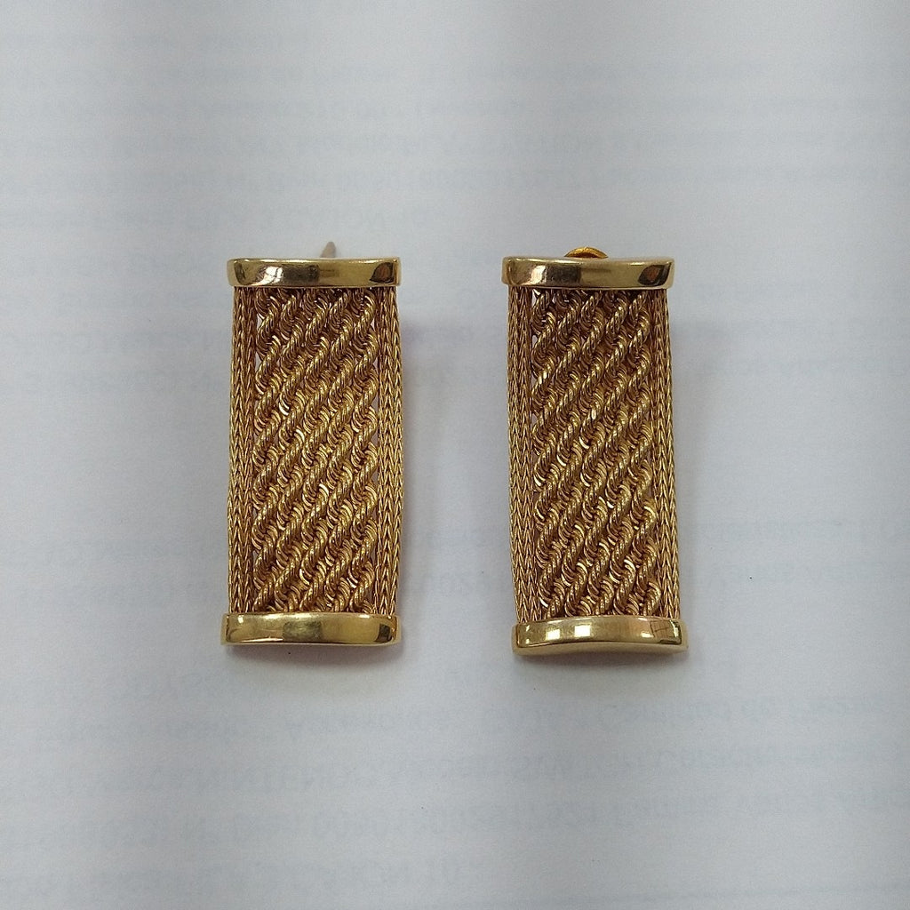 BROQUELES PAR ORO 14 K 6.2 GRMS (SEMINUEVO)