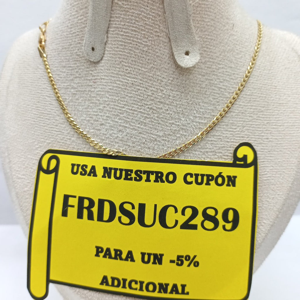 CADENA BARBADO 10K 55 CM 4.9 GR (NUEVO)