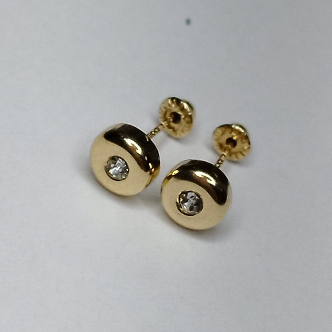 BROQUELES BROQUEL C CIRCONIA 14K 0.27 GR (NUEVO)