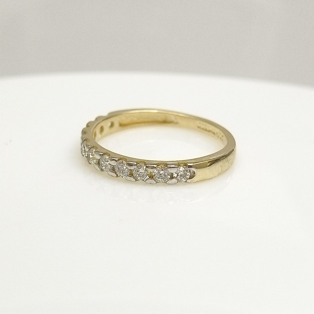 ANILLO ANILLITO MEDIA CHURUMBELA 14K 8 TALLA 2.1 GR (NUEVO)