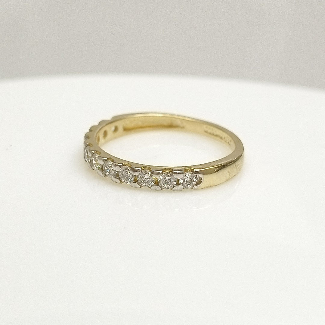ANILLO ANILLITO MEDIA CHURUMBELA 14K 8 TALLA 2.1 GR (NUEVO)