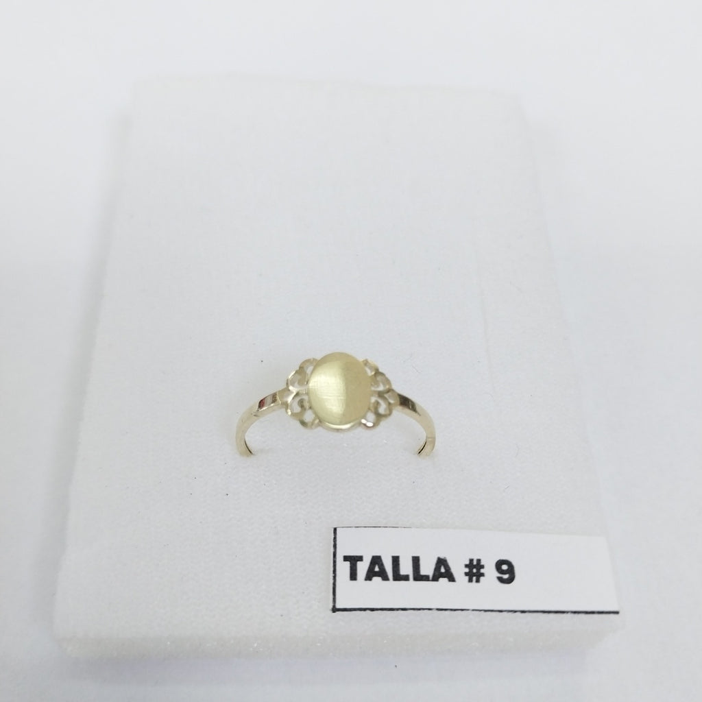 ANILLOS ANILLITO 10K TALLA 9 1 GR (NUEVO)