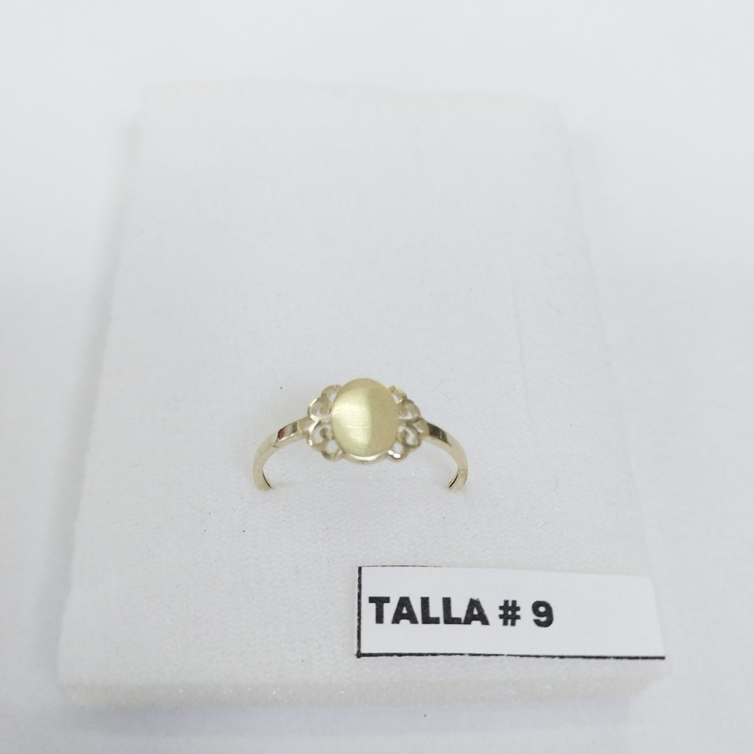 ANILLOS ANILLITO 10K TALLA 9 1 GR (NUEVO)
