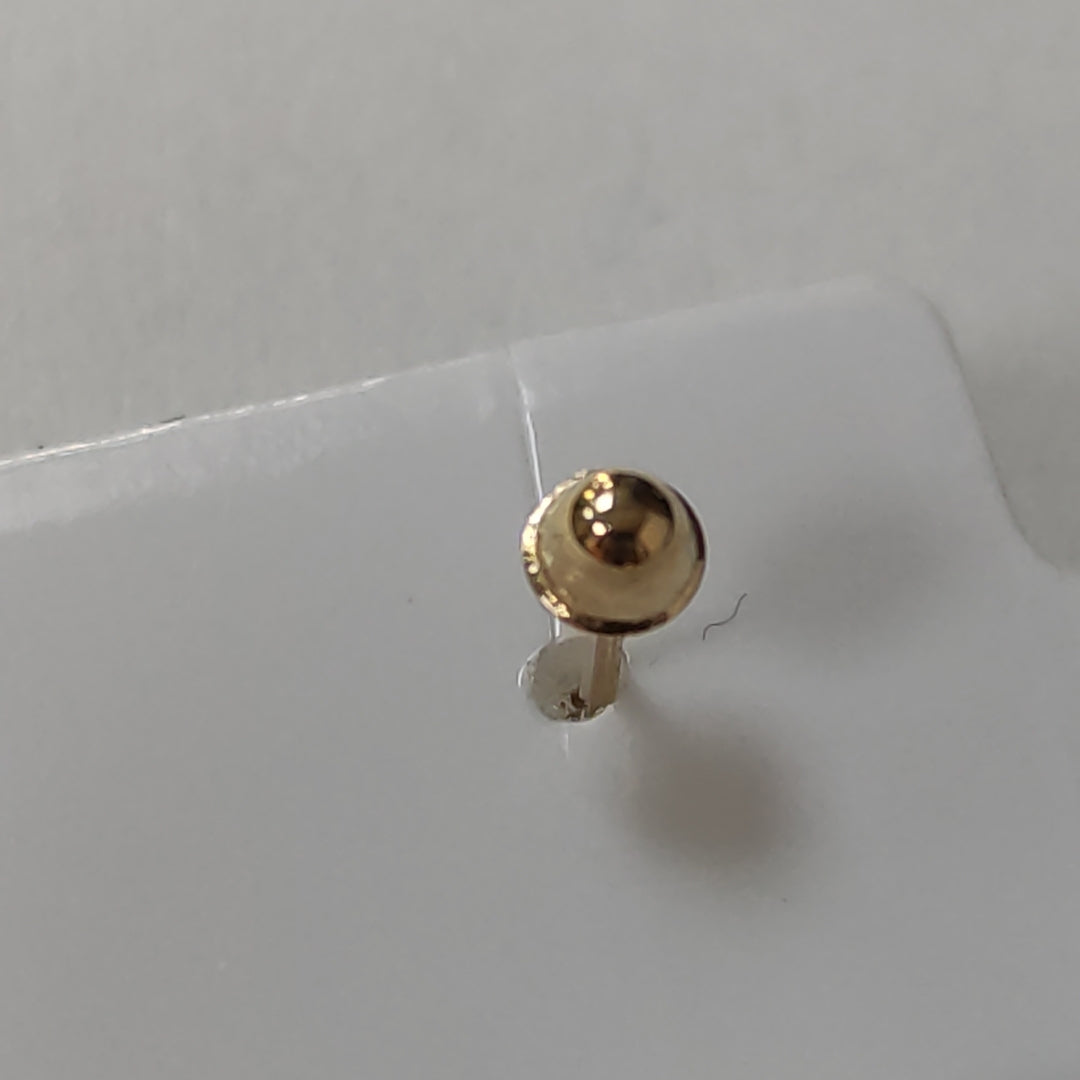 BROQUELES BROQUEL C CIRCONIA 14K 0.1501 GR (NUEVO)