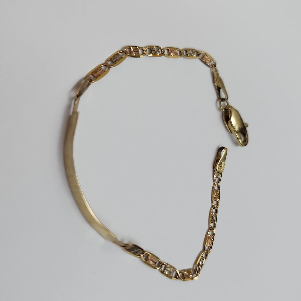 ESCLAVA ORO COMBINADO 10 K 2 GRMS (SEMINUEVO)