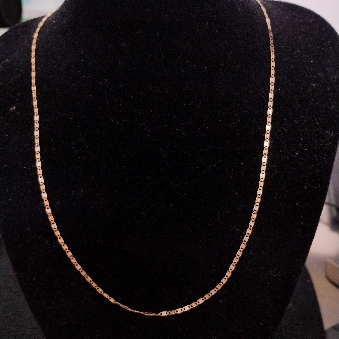 CADENA ORO COMBINADO 10 K 1.4 GRMS (SEMINUEVO)