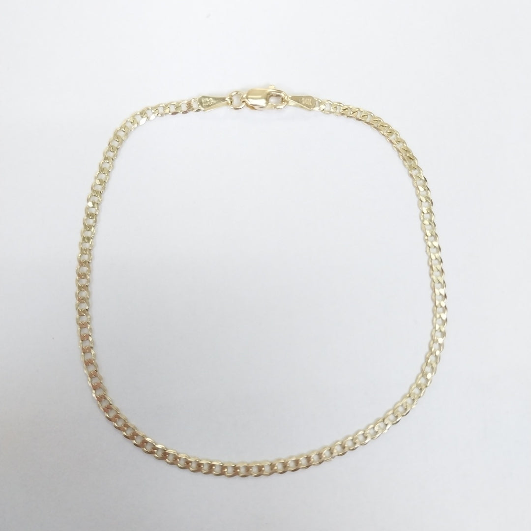 PULSERA BARBADA 14K 21 CM 2.3 GR (NUEVO)
