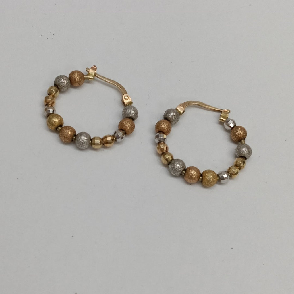 ARRACADAS PAR ORO 14 K 4.2 GRMS (SEMINUEVO)