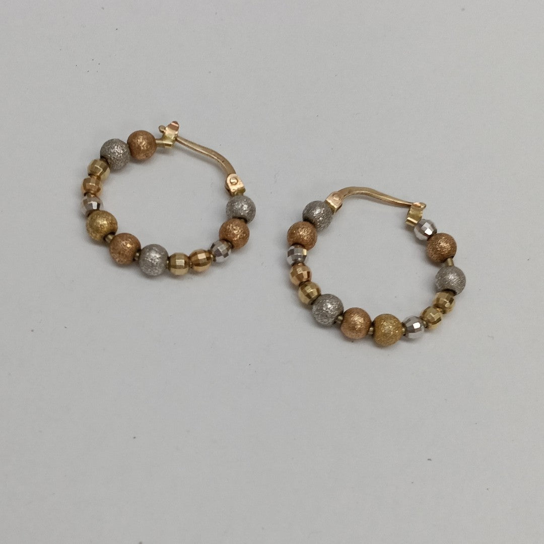 ARRACADAS PAR ORO 14 K 4.2 GRMS (SEMINUEVO)