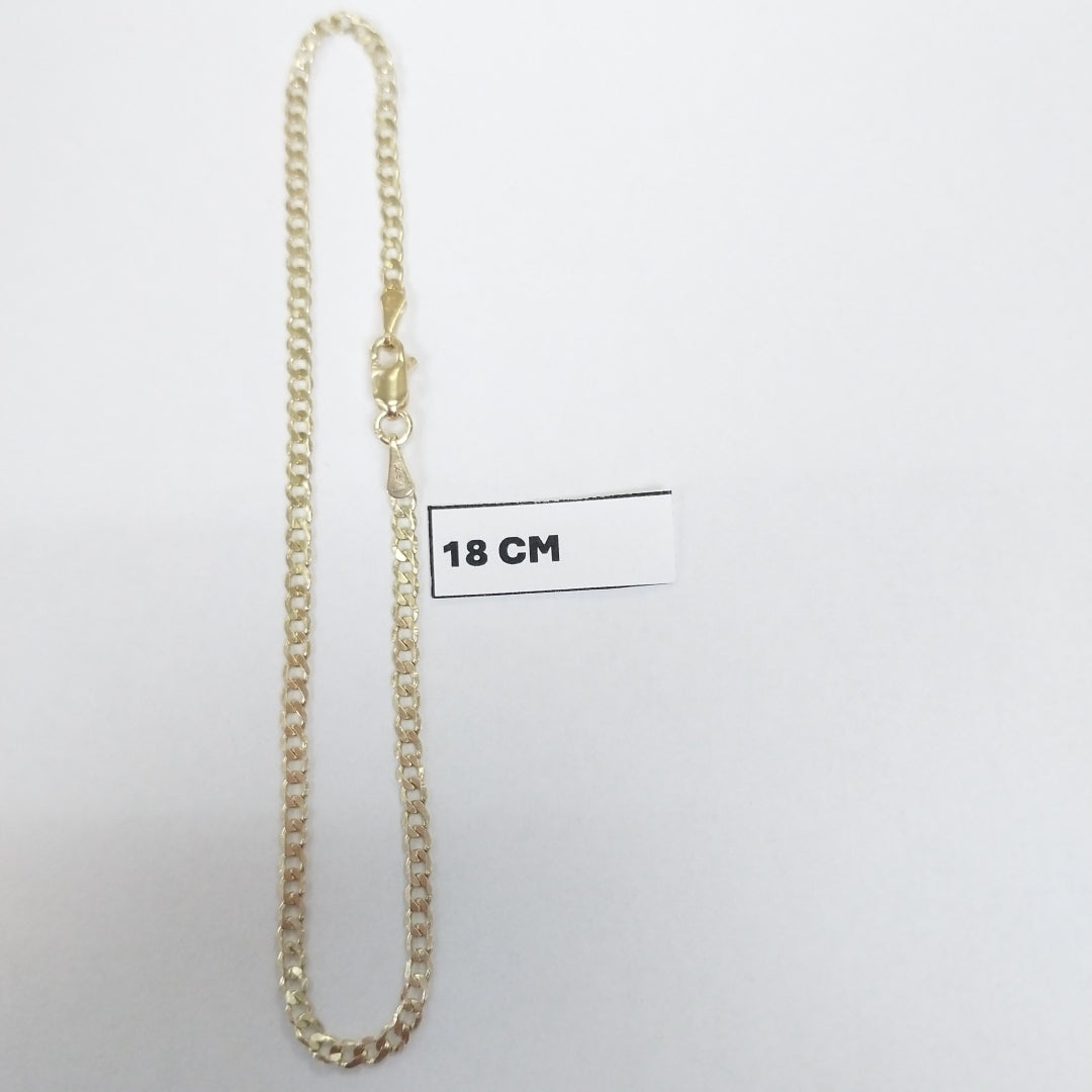 PULSERA BARBADA 14K 21 CM 2.3 GR (NUEVO)