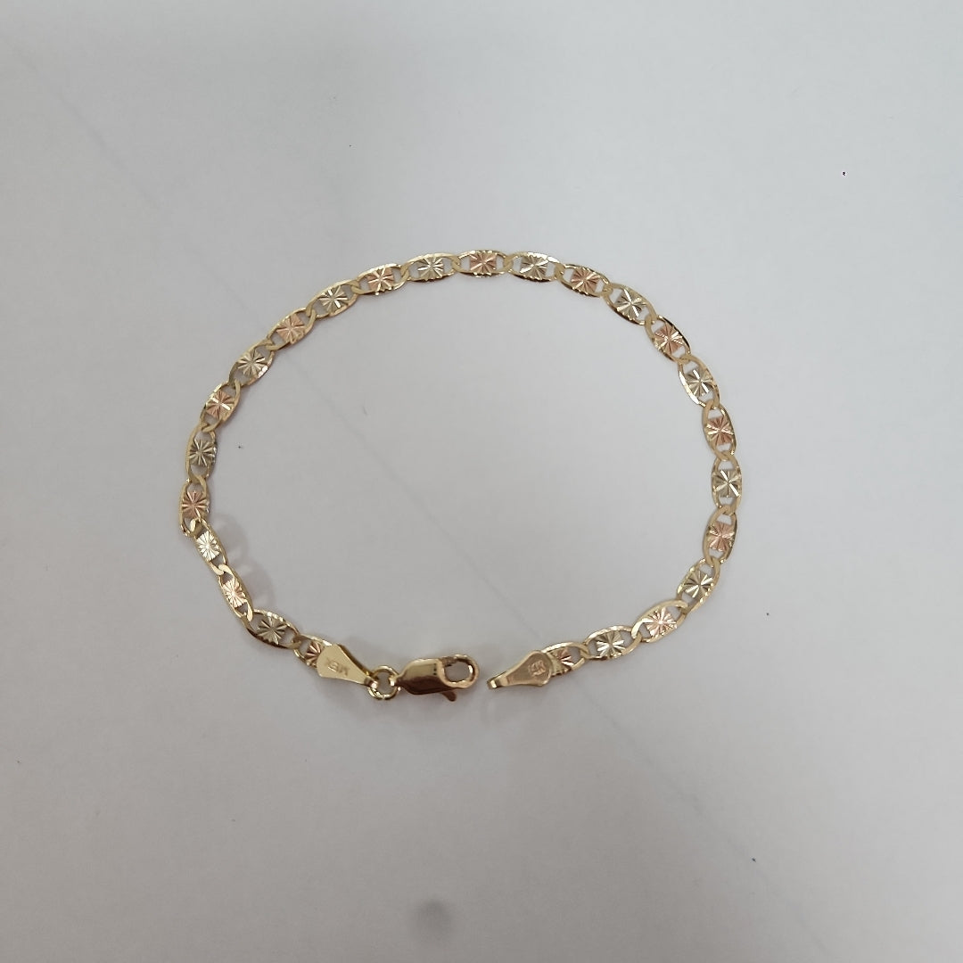 PULSERA GUCHI 14K 18 CM 2.9 GR (NUEVO)