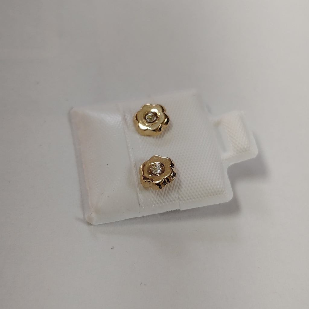 BROQUELES BROQUEL FIG FLOR C CIRCONIA 14K 0.2581 GR (NUEVO)