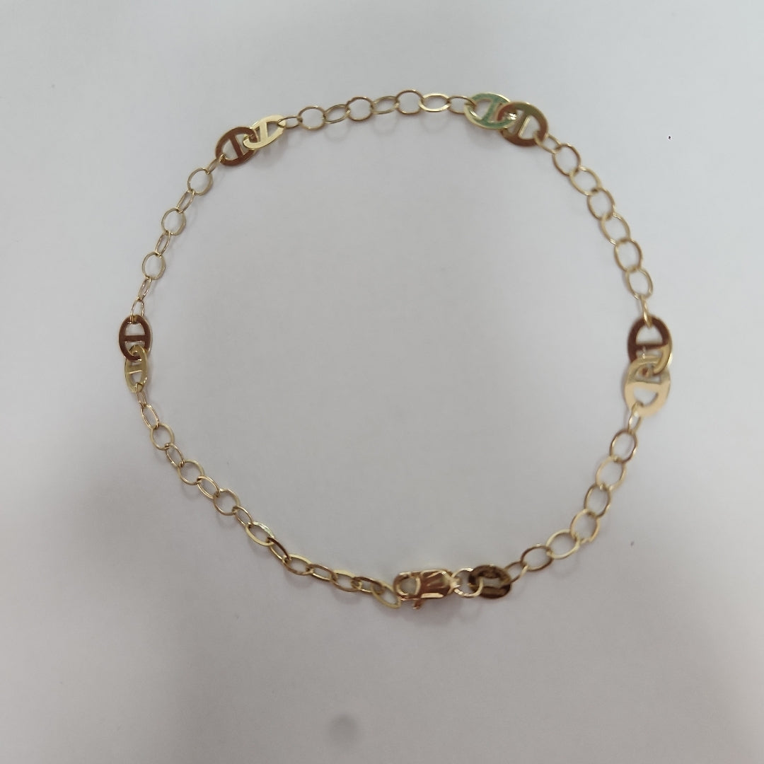 PULSERA ESPECIAL 14K 21 CM 1.8 GR (NUEVO)