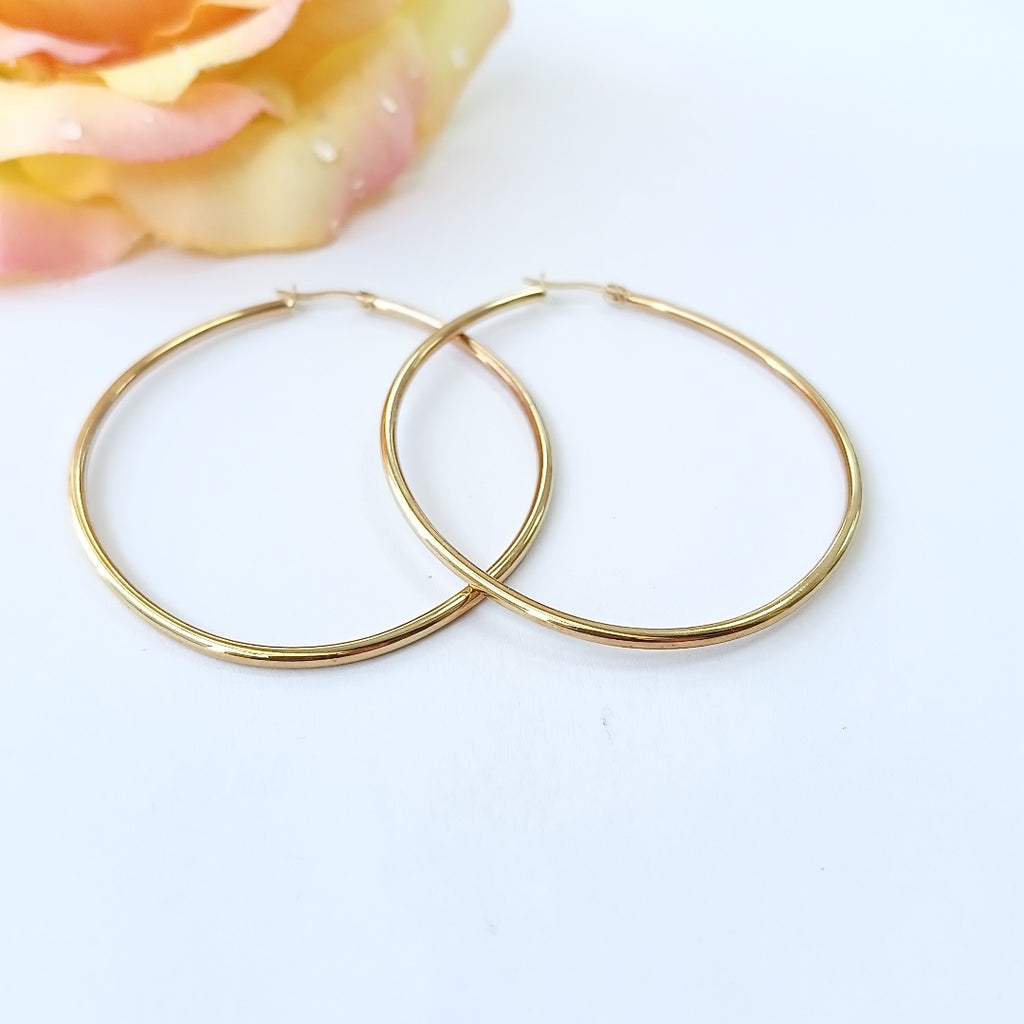 ARRACADAS PAR ORO 14 K 3,30 GRMS (SEMINUEVO)