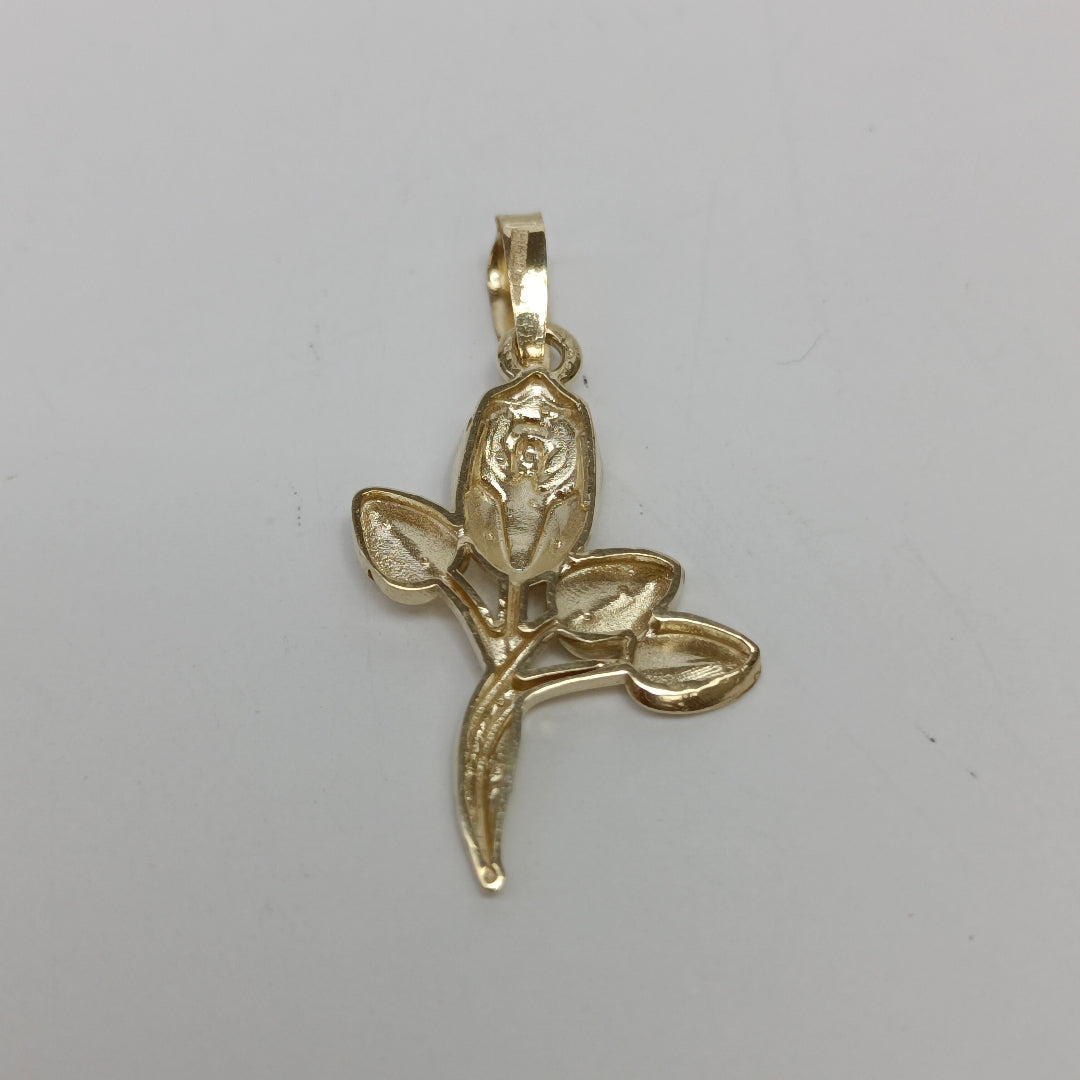 DIJE ROSA 10K 1.3 GR (NUEVO)