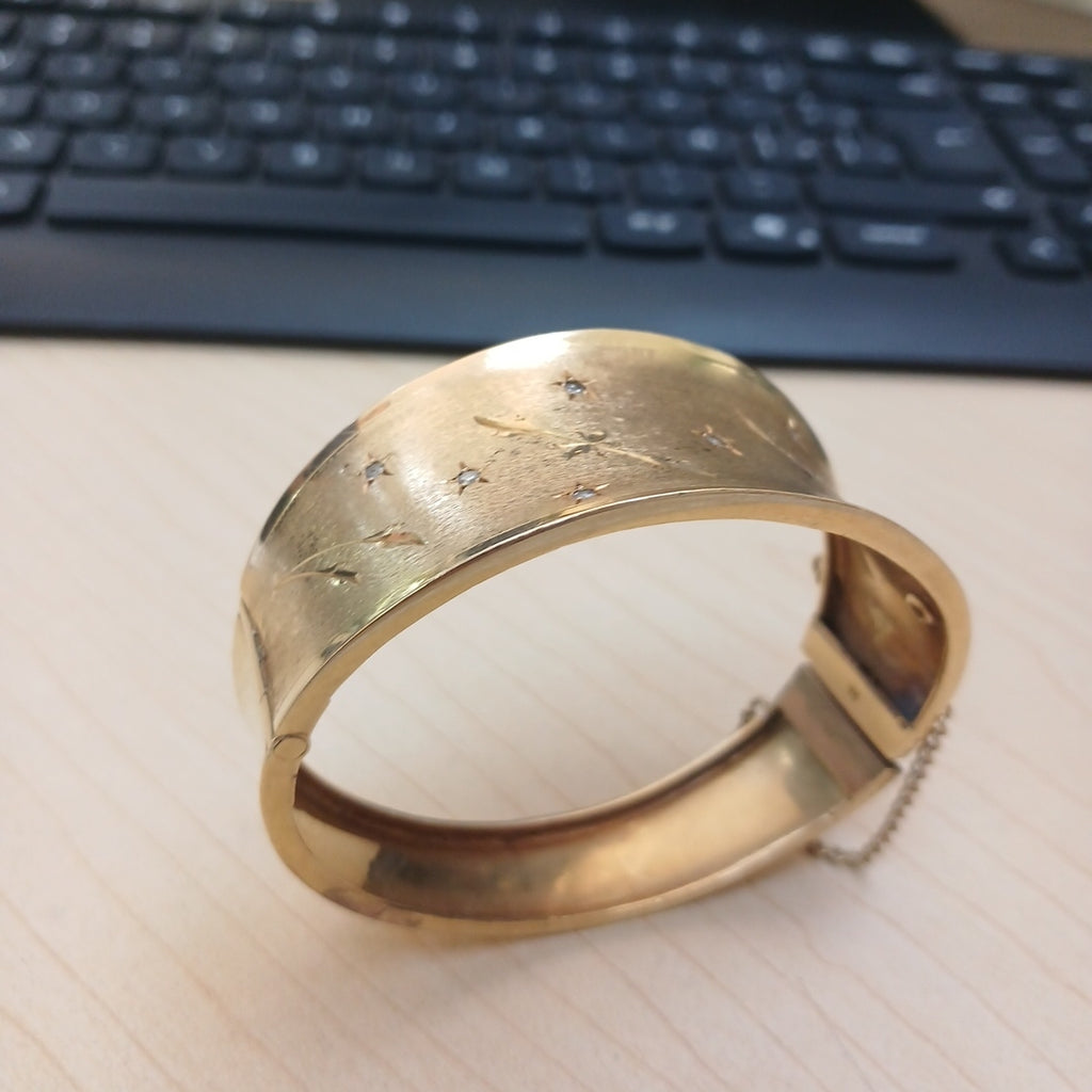 PULSERA RIGIDA ORO 18 K 35,50 GRMS (SEMINUEVO)