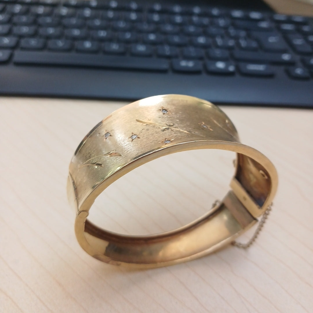 PULSERA RIGIDA ORO 18 K 35,50 GRMS (SEMINUEVO)