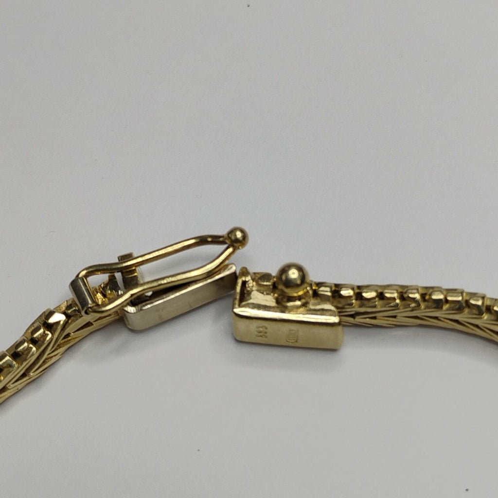PULSERA ORO, ORO COMBINADO 14 K 12.7 GRMS (SEMINUEVO)