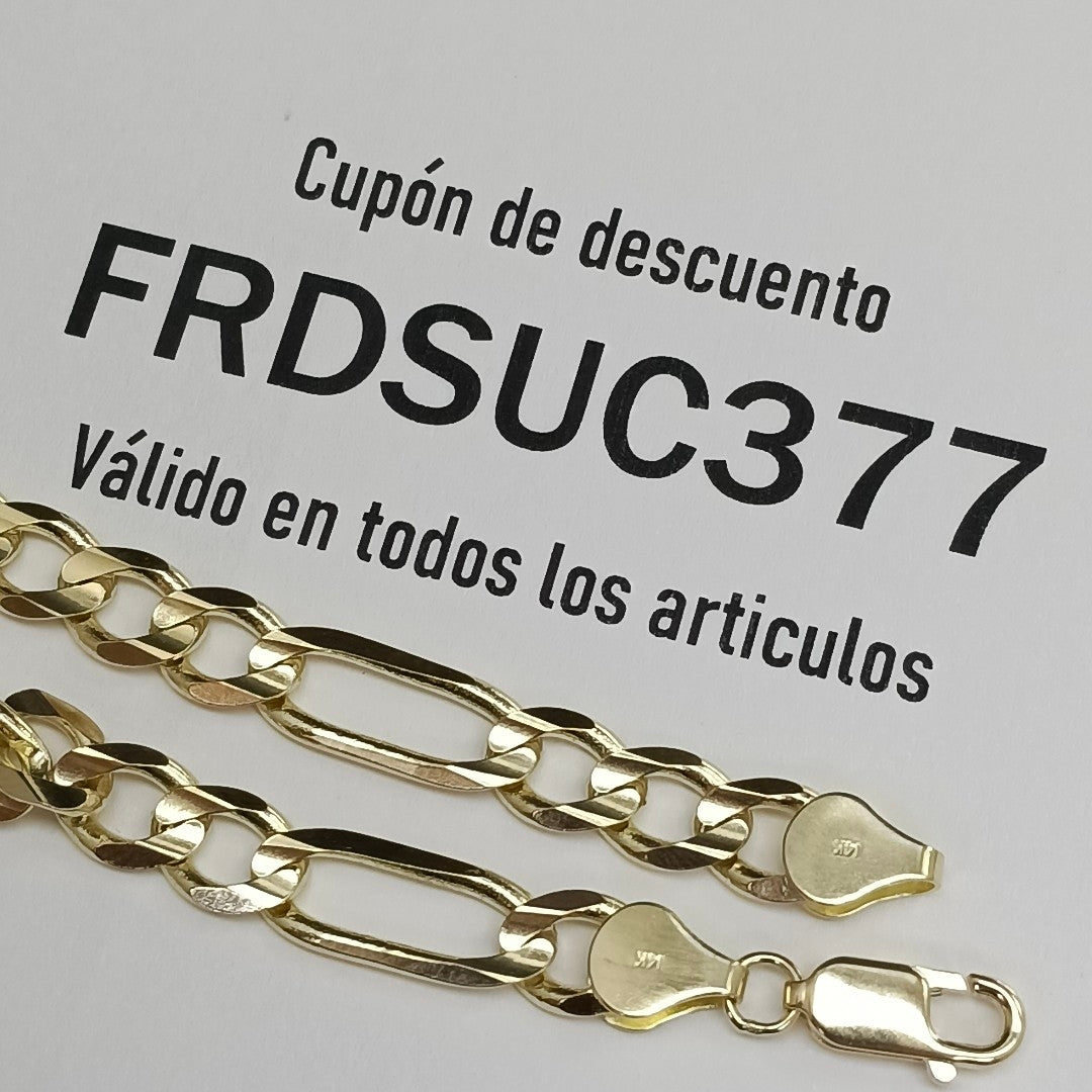 PULSERA 3X1 14K 21 CM 14.6 GR (NUEVO)