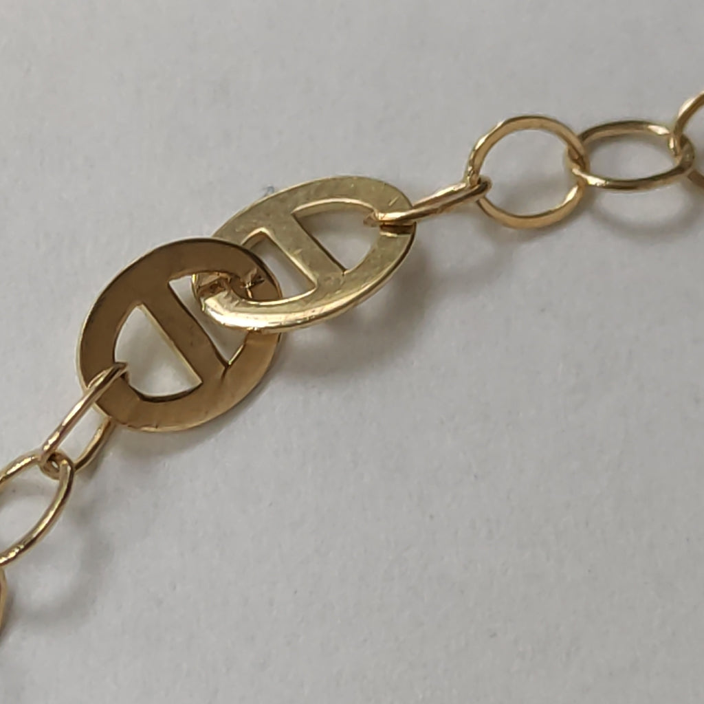 PULSERA ESPECIAL 14K 21 CM 1.9 GR (NUEVO)