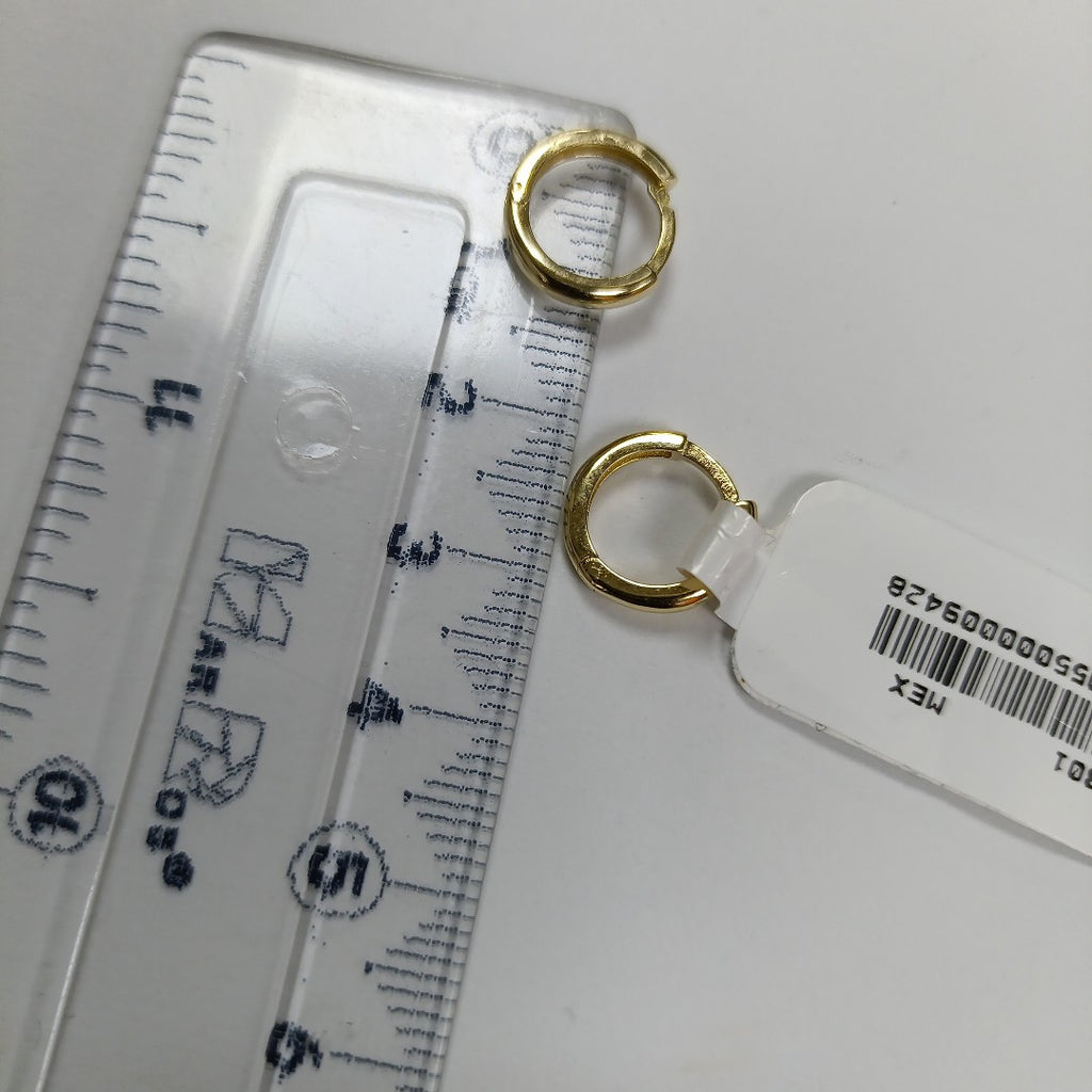 ARETES HUGGIES LISAS 14K 1.4 GR (NUEVO)