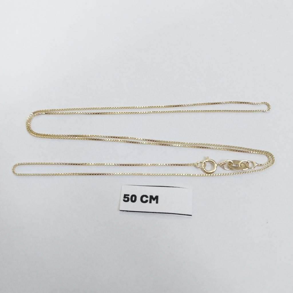 CADENA VENECIANO 14K 50 CM 1.6 GR (NUEVO)
