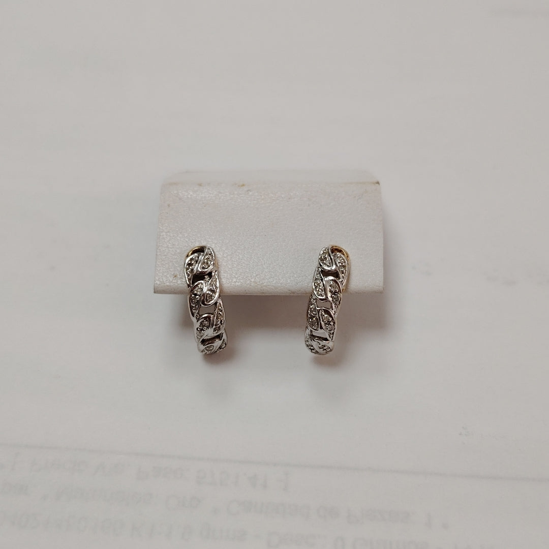 ARETES PAR ORO 14 K 1.9 GRMS (SEMINUEVO)