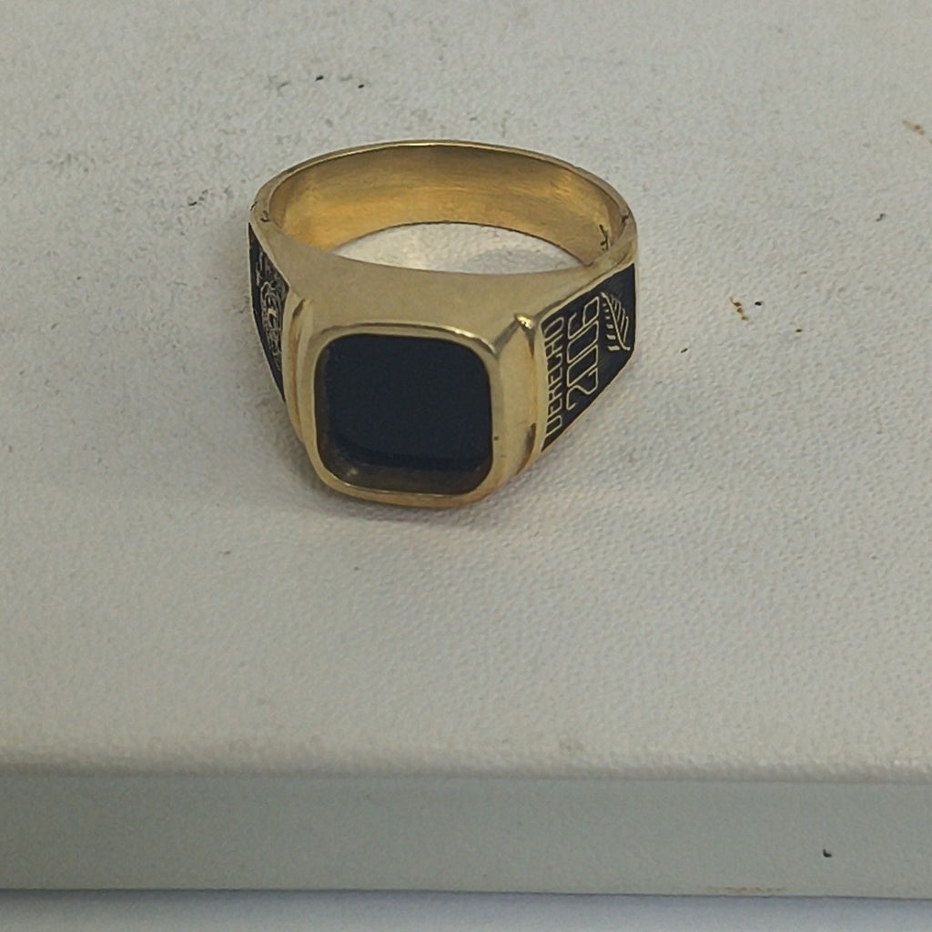 ANILLO DE GRADUACIÓN ORO 14 K 5,70 GRMS (SEMINUEVO)