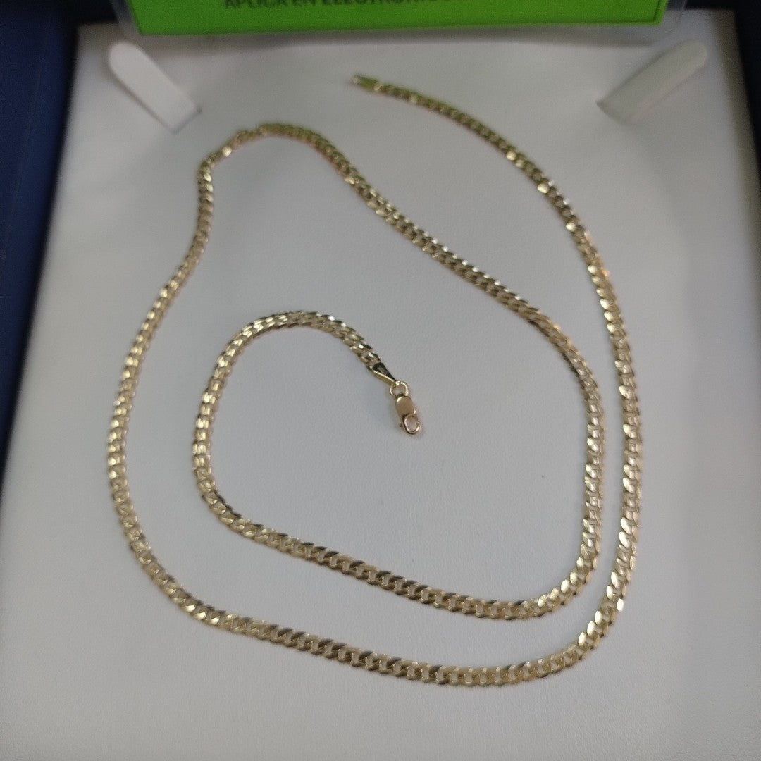CADENA BARBADA 14K 60 CM 10 GR (NUEVO)