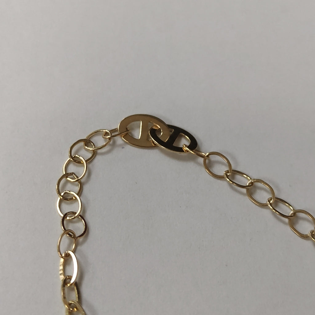PULSERA ESPECIAL 14K 21 CM 1.8 GR (NUEVO)